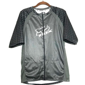Fox Cycling Jersey Full Zip Back Pockets